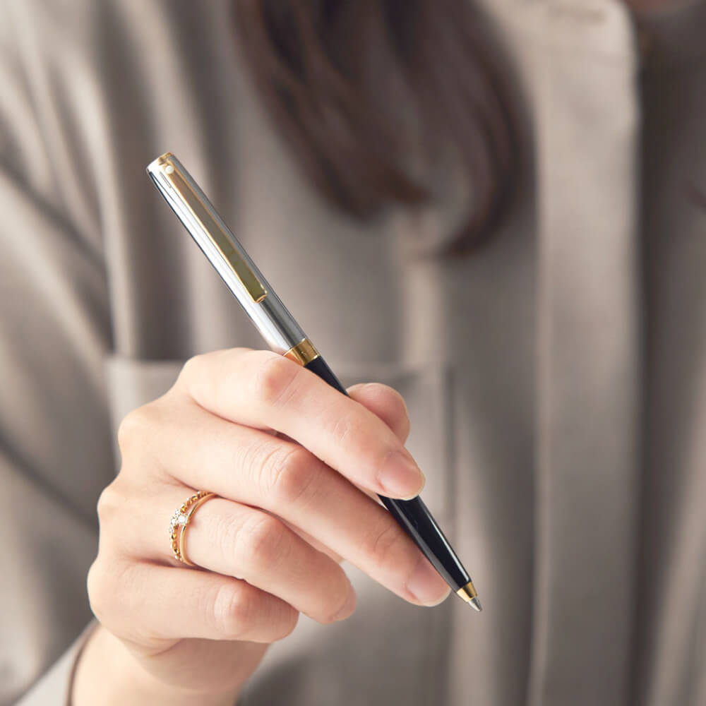 公式 シェーファー サガリス ブラックラッカークローム GTT ボールペン