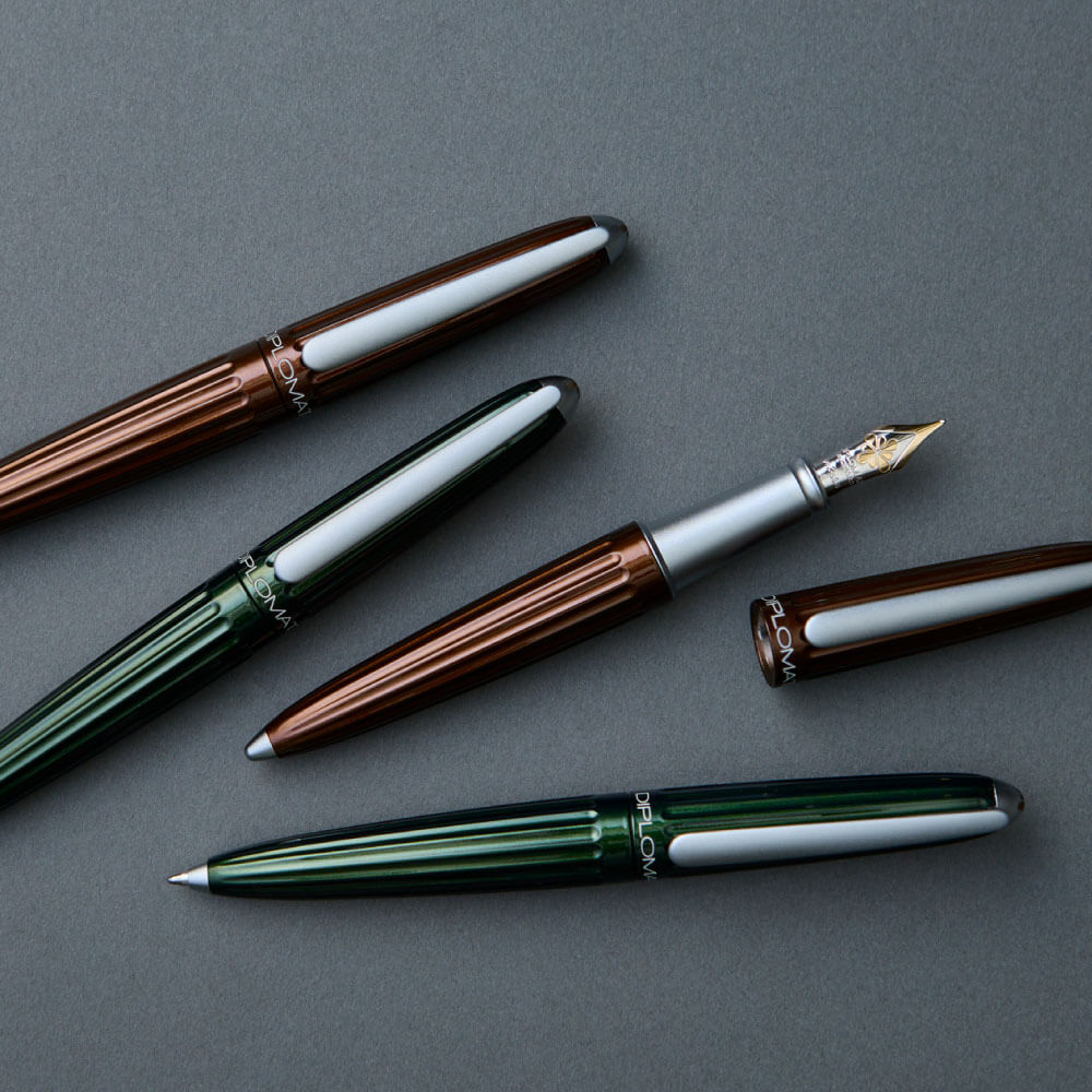 公式 ディプロマット アエロ  エバーグリーン マラケシュ 万年筆