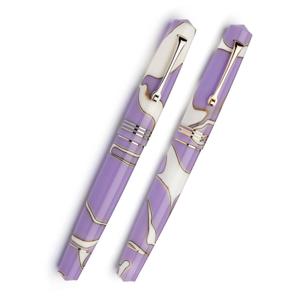 公式 レオナルド オフィチーナ イタリアーナ モーメントゼロ ヌヴォラ ライラック 万年筆