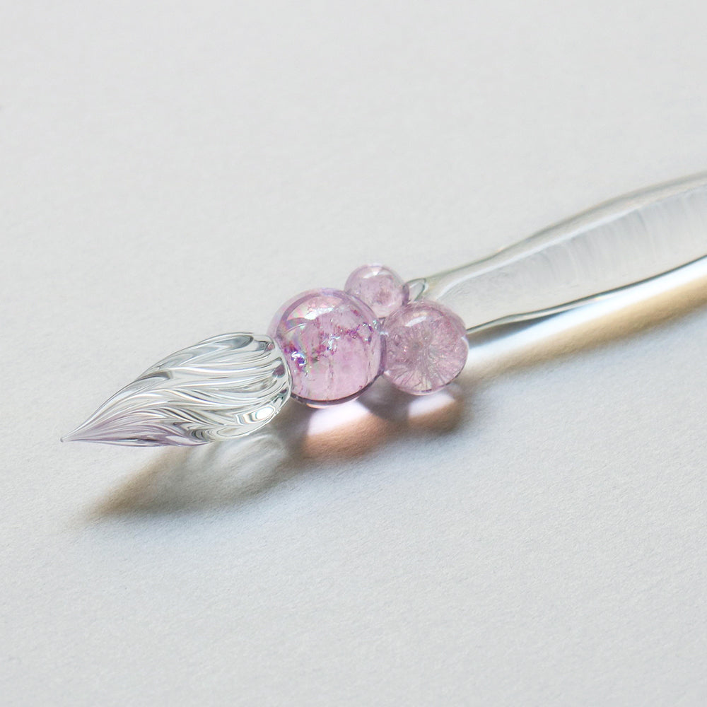 MOKUReN ペレペンナなんばCITY店 8周年記念 シャボン玉 ダイクロガラス入り ダイクロピンク