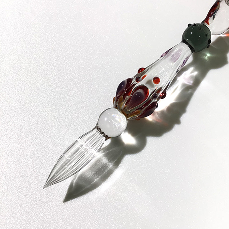 グラスカオリア, glasskaoria, マジカルアラビアン , magicalarabian ,レッドブラック, redblack, ガラスペン, glass dip pen