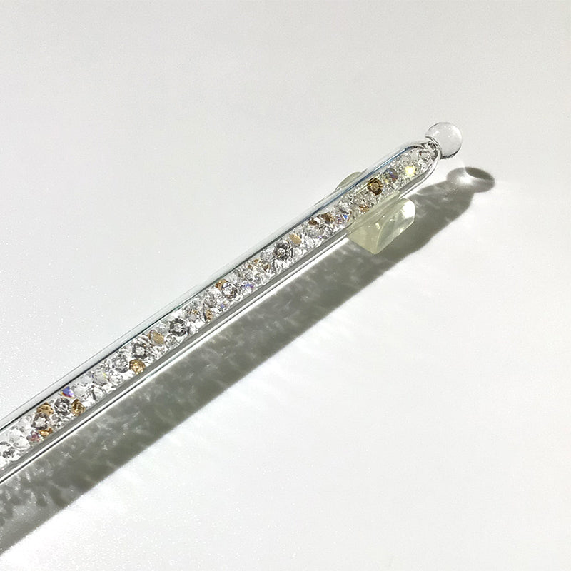 グラスカオリア, glasskaoria, ジュエル , jewel , イエロー, yellow ,ガラスペン,  glass dip pen