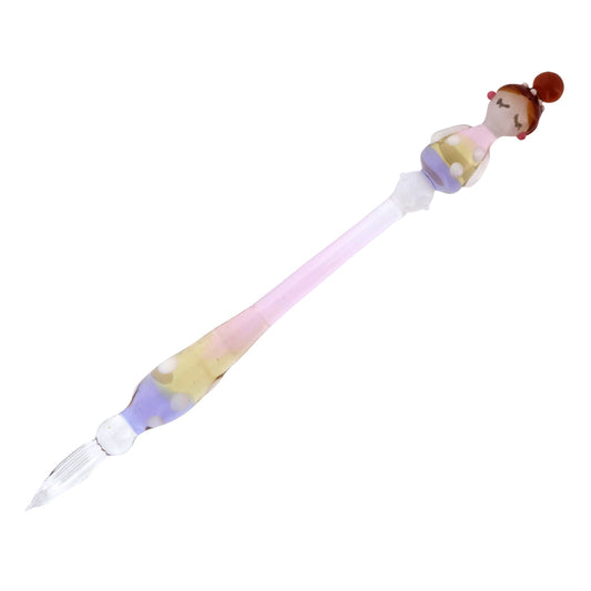 グラスカオリア おしゃLady まるんちゃん(水玉柄) ガラスペン