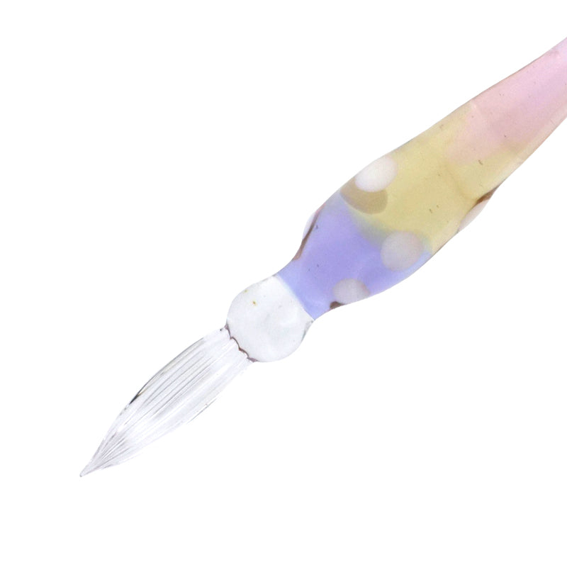 グラスカオリア おしゃLady まるんちゃん(水玉柄) ガラスペン