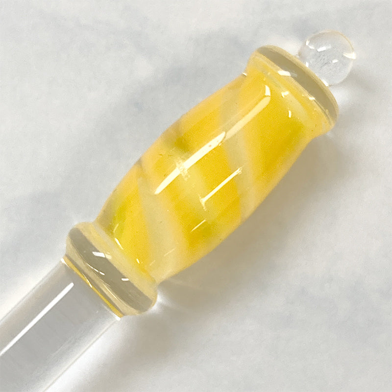 Kokeshi リボンケーン Drops  ミモザ ガラスペン