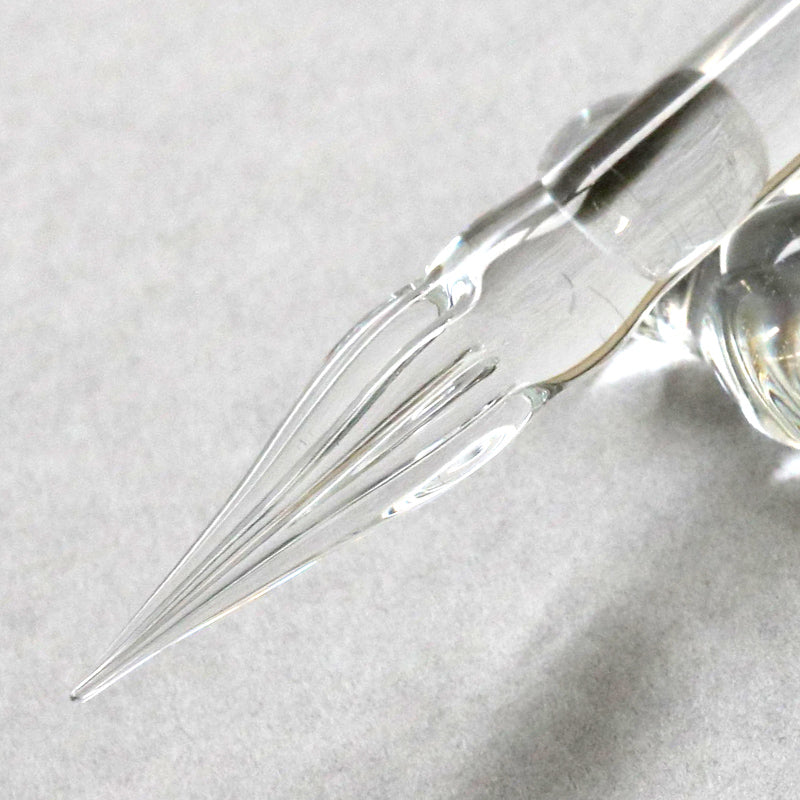 The NEON シンプルガラスペン(虹色)紫 ガラスペン