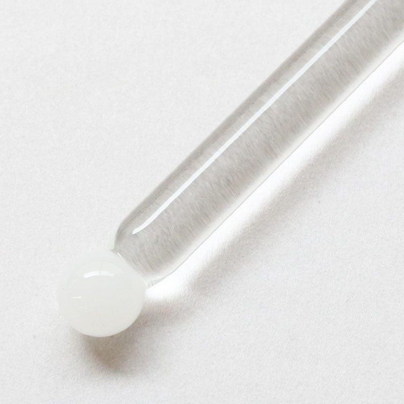 The NEON シンプルガラスペン(虹色)白 ガラスペン