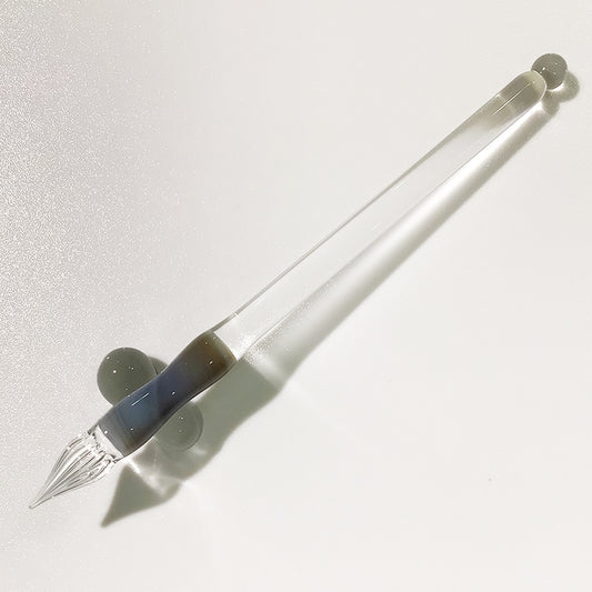 The NEON シンプル2ガラスペン(パステル)グレー