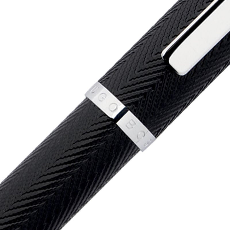 ヒューゴボス フォーメーション ヘリンボーン クローム HSI1064B ボールペン