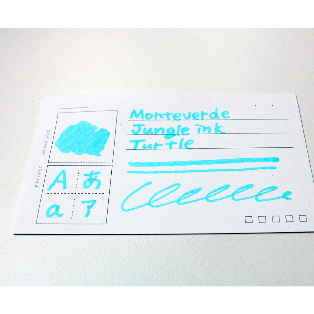 モンテベルデ ミニボトルインク ジャングルシリーズ タートル(ターコイズ)G309TU インク