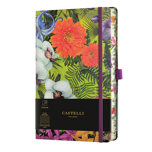 カステリミラノ 1938 EDEN ORCHID 罫線 ミディアムサイズ 手帳