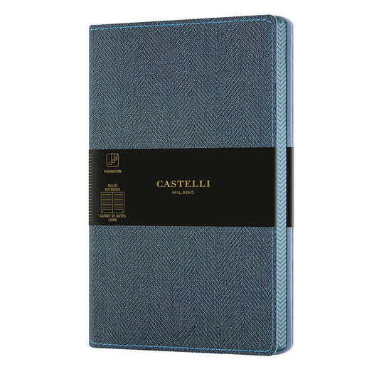 カステリミラノ 1938 HARRIS SLATE BLUE  方眼 ミディアムサイズ 手帳