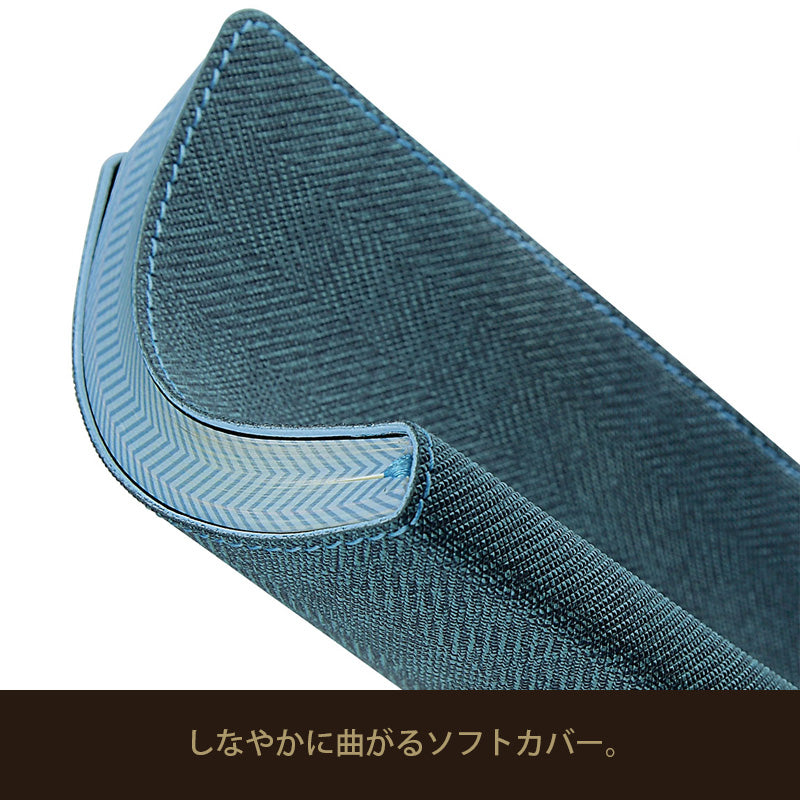 カステリミラノ 1938 HARRIS SLATE BLUE  方眼 ミディアムサイズ 手帳