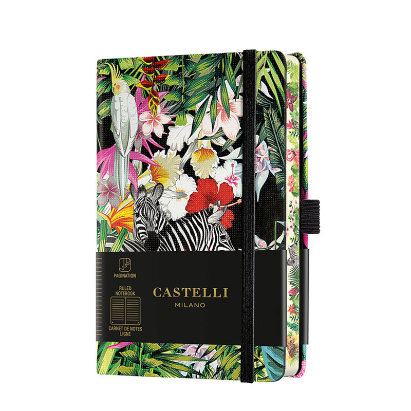 カステリミラノ 1938 EDEN ZEBRAS 罫線 ポケットサイズ 手帳