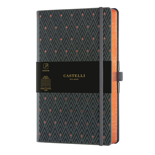 カステリミラノ 1938 COPPER & GOLD DIAMOND COPPER 罫線 ミディアムサイズ 手帳