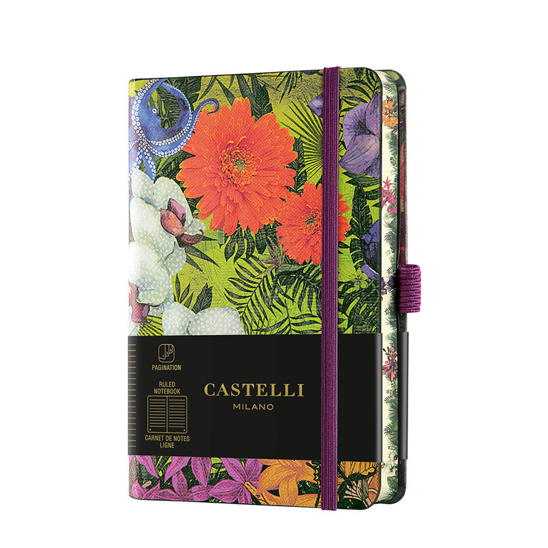 カステリミラノ 1938 EDEN ORCHID 罫線 ポケットサイズ 手帳