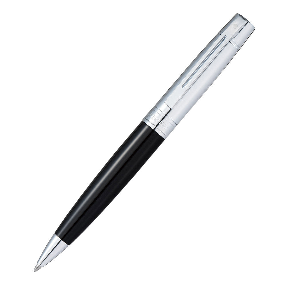 Official Schafer 300 Black & Chrome Ballpoint Pen