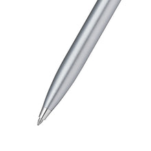 Load image into Gallery viewer, Official Schafer 100 Brushed Chrome Ballpoint Pen
