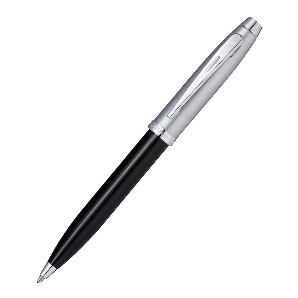 Official Schafer 100 Black & Chrome Ballpoint Pen