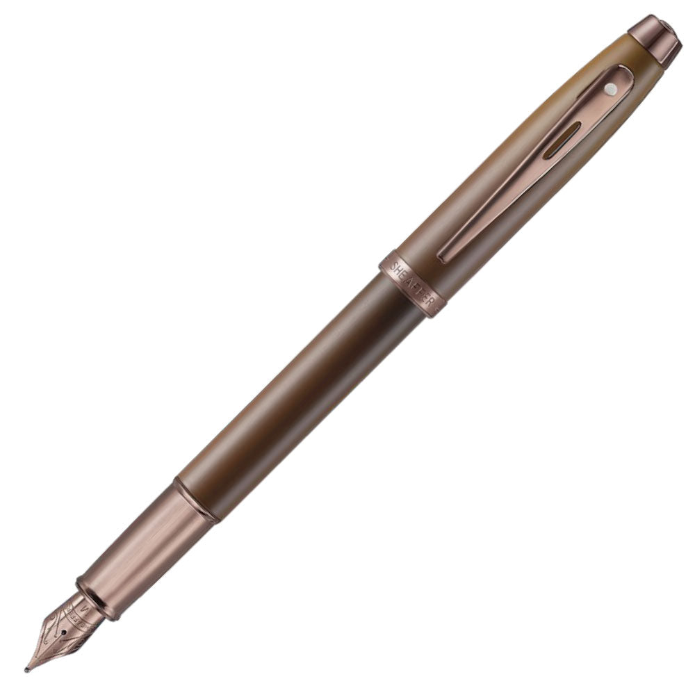 Official Schafer 100 Brushed Chrome Fountain Pen