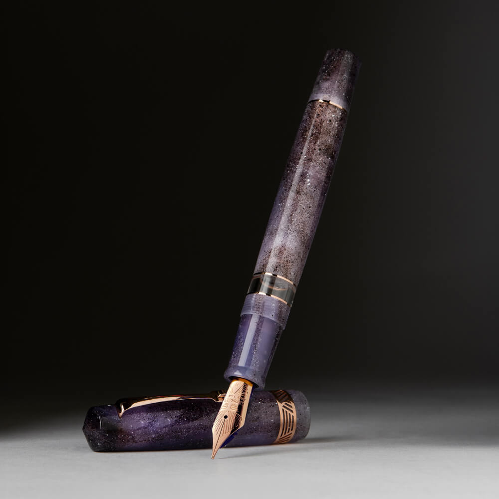公式 レオナルド オフィチーナ イタリアーナ モーメント・マジコ アメジスト 万年筆