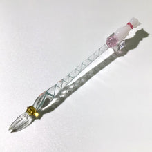 Load image into Gallery viewer, グラスカオリア, glasskaoria, にゃんこペン , ホワイト, white ,ガラスペン, cat, glass dip pen
