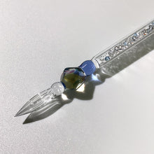 Load image into Gallery viewer, グラスカオリア, glasskaoria ,ジュエル , jewel , ブルー, blue , ガラスペン,  glass dip pen
