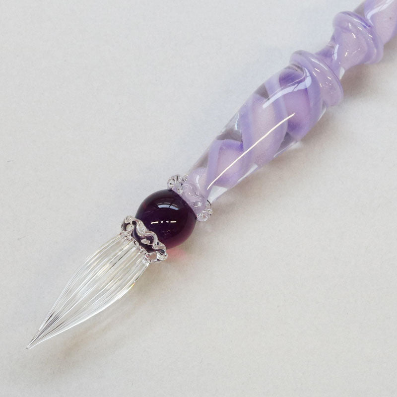 Kokeshi　リボンケーン　Lollipop Long　ウィステリア　ガラスペン