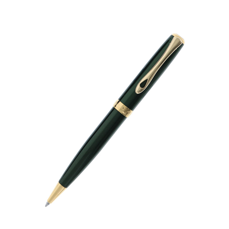 Official [Japan Exclusive Agent] Diplomat Excellence A2 Evergreen Gold  Ballpoint Pen
