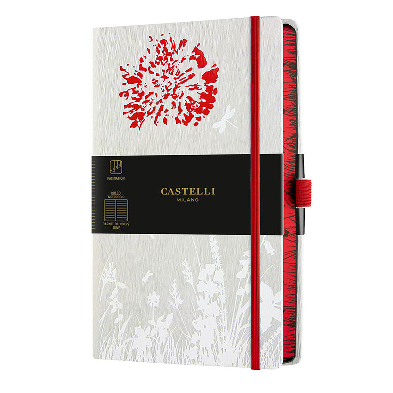 Castelli Milano FORESTA DANDELION ruled line medium size notebook 